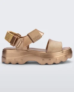 Platform|Sandals*Melissa Kick Off Sandal Gold