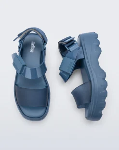 Platforms*Melissa Kick Off Sandal Blue/Blue
