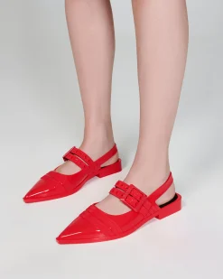 Ballet Flats*Melissa Ladylike Red