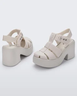 Platform|Sandals*Melissa Lulu Matte Beige