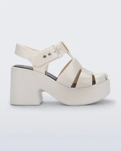 Ankle Strap|Platform*Melissa Lulu Beige