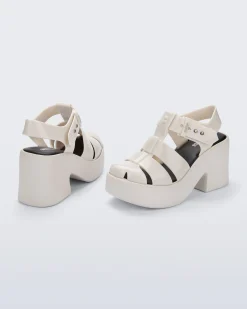 Ankle Strap|Platform*Melissa Lulu Beige