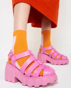 Ankle Strap|Platform*Melissa Megan Pink