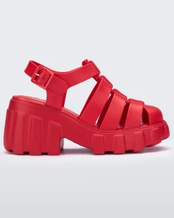 Ankle Strap|Platform*Melissa Megan Red