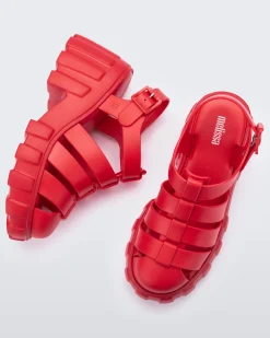 Ankle Strap|Platform*Melissa Megan Red