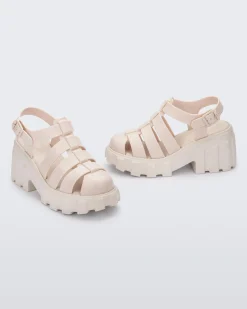 Ankle Strap|Platform*Melissa Megan Beige