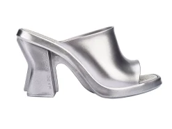 Heels|Mules*Melissa Mule Silver