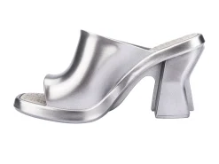 Heels|Mules*Melissa Mule Silver