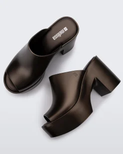 Platforms|Heels*Melissa Mule Hype Bronze