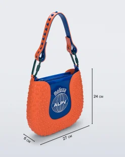 Handbags*Melissa Nina Bag Orange/Blue