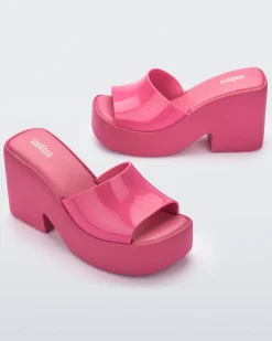 Slides|Platforms*Melissa Posh Pink