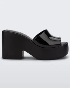Ankle Strap|Slides*Melissa Posh Black