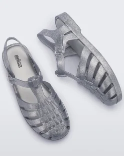 Ankle Strap*Melissa Possession Glitter Clear