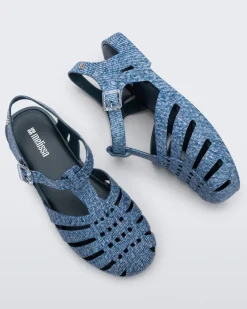 Ankle Strap*Melissa Possession Blue Jeans