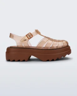 Ankle Strap|Platform*Melissa Possession Platform II Transparent Brown
