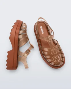 Ankle Strap|Platform*Melissa Possession Platform II Transparent Brown