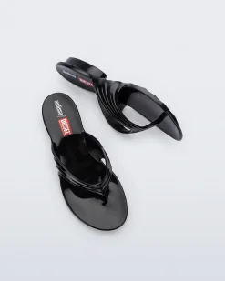 Flip Flops*Melissa Quantum Flip Flop Black