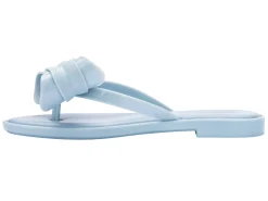 Flip Flops*Melissa Slim Flip Flop Glitter Blue