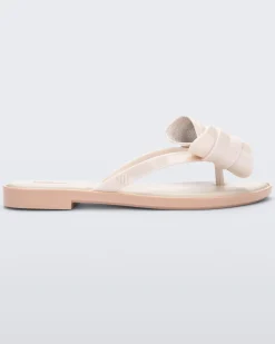 Flip Flops*Melissa Slim Flip Flop Light Beige
