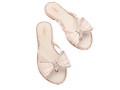 Flip Flops*Melissa Slim Flip Flop Light Beige