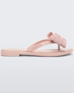Flip Flops*Melissa Slim Flip Flop Glitter Pink