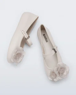 Ballet Flats*Melissa Soft Ballerina Petals Beige
