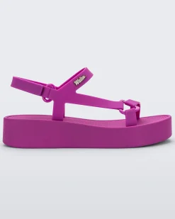 Ankle Strap|Platform*Melissa Sun Downtown Platform Dark Pink