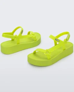 Ankle Strap|Platform*Melissa Sun Downtown Platform Green