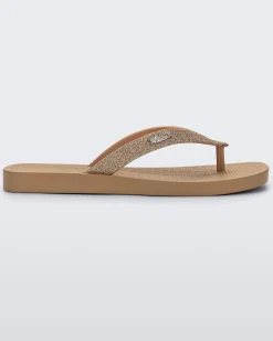 Flip Flops*Melissa Sun Long Beach Beige/Brown