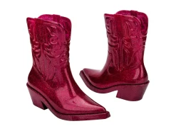 Boots*Melissa Texas Glitter Pink