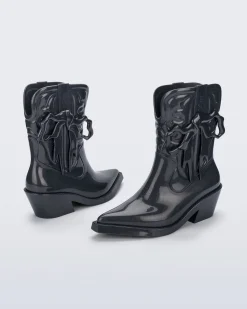 Boots*Melissa Texas Metallic Grey