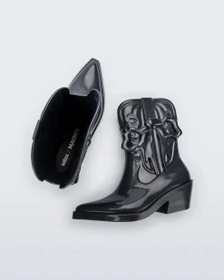 Boots*Melissa Texas Metallic Grey