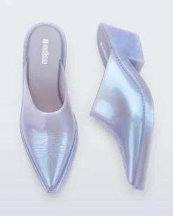 Heels|Mules*Melissa Texas Mule Pearly Blue