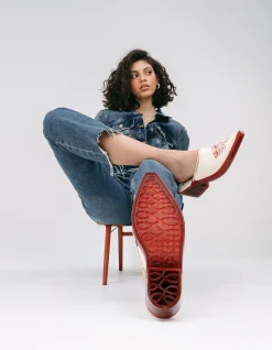 Heels|Mules*Melissa Texas Mule Red/Beige