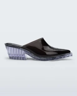 Heels|Mules*Melissa Texas Mule Black/Clear