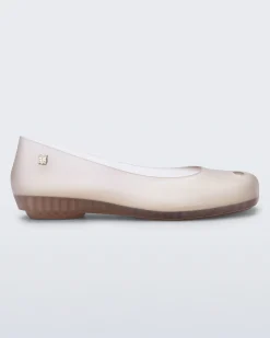 Ballet Flats*Melissa Ultragirl Futura Clear Beige