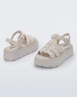 Ankle Strap|Platform*Melissa Up Platform Light Beige