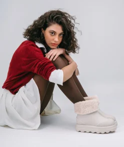 Boots|Platform*Melissa Warm Boot Beige