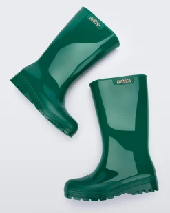 Boots|Rain*Melissa Welly Green