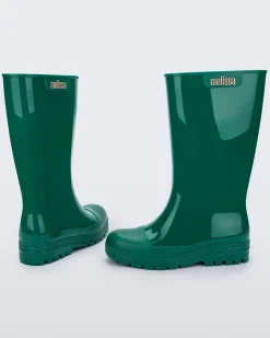 Boots|Rain*Melissa Welly Green
