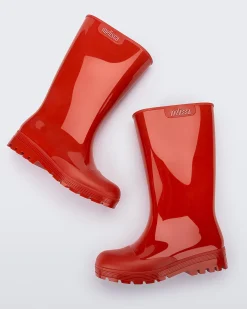 Boots|Rain*Melissa Welly Red